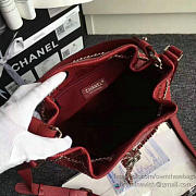 Chanel calfskin bucket bag red a93597 vs04761 - 5