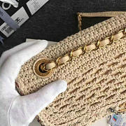 Chanel Crochet Braid Cayo Coco Flap Bag Beige- A93680 - 25cm - 3