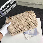 Chanel Crochet Braid Cayo Coco Flap Bag Beige- A93680 - 25cm - 4