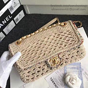 Chanel Crochet Braid Cayo Coco Flap Bag Beige- A93680 - 25cm - 5