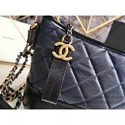 chanel's gabrielle small hobo bag navy blue CohotBag a91810 vs04090 - 3