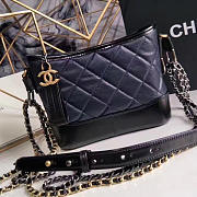 chanel's gabrielle small hobo bag navy blue CohotBag a91810 vs04090 - 5