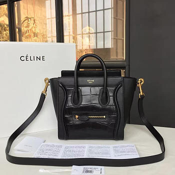 CohotBag celine nano leather shoulder bag z1023