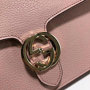gucci gg flap shoulder bag on chain pink CohotBag 510303 - 3