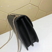 gucci gg flap shoulder bag on chain black CohotBag 510303 - 4