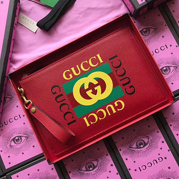 gucci gg leather clutch bag CohotBag z02