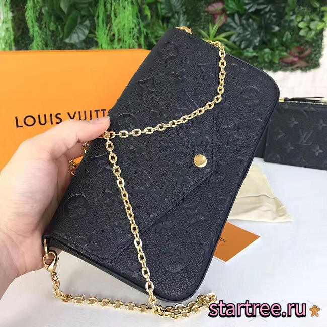  louis vuitton pochette CohotBag  felicie noir  - 1