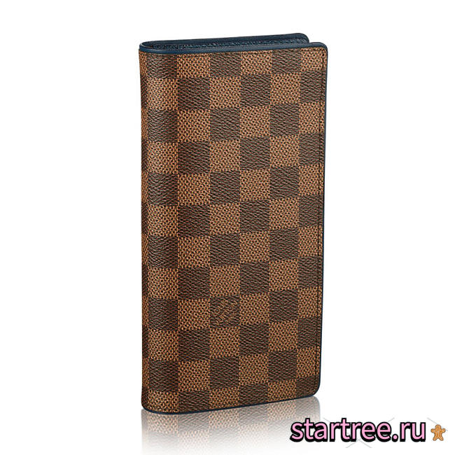 Louis Vuitton Brazza Wallet Damier Ebene- N63168 Long  - 1