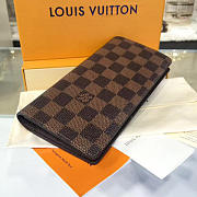 Louis Vuitton Brazza Wallet Damier Ebene- N63168 Long  - 3