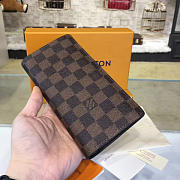 Louis Vuitton Brazza Wallet Damier Ebene- N63168 Long  - 5