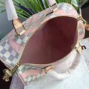 Louis Vuitton speedy damier azur canvas pink - 2