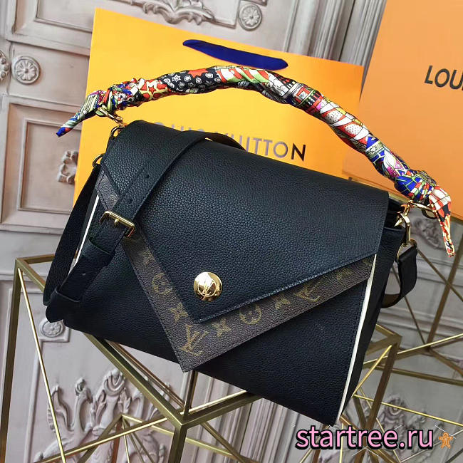  louis vuitton double v CohotBag  noir 3662 - 1