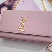 ysl monogram kate grain de poudre embossed leather CohotBag  - 3