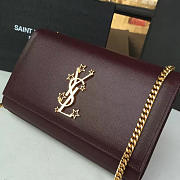 ysl monogram kate star grain de poudre embossed leather CohotBag 4757 - 5