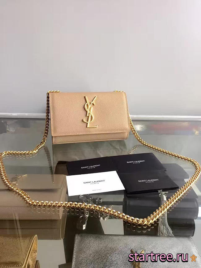 ysl monogram kate in grain de poudre embossed leather CohotBag 5026 - 1