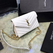 ysl monogram college white CohotBag 5061 - 1