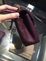 ysl gold monogram college wine red CohotBag 5113 - 4