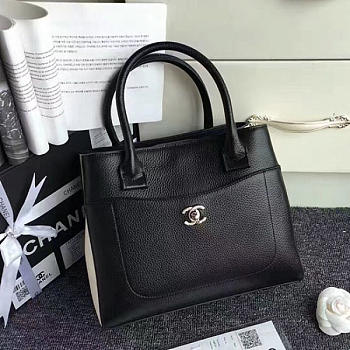 Chanel Calfskin Large Shopping Bag Black- A69929 - 27x22x12cm