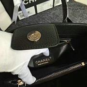 Chanel Calfskin Large Shopping Bag Black- A69929 - 27x22x12cm - 6