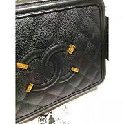 Chanel | CC Filigree Vanity Case Black A93343   - 3
