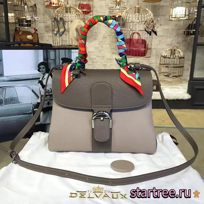 DELVAUX | mm brillant satchel dark grey 1482 - 1