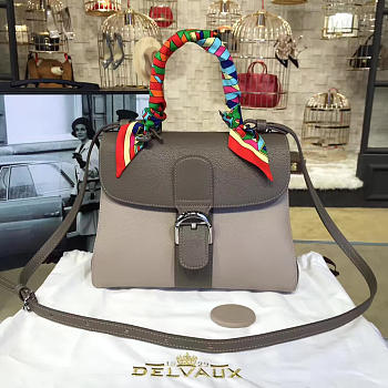 DELVAUX | mm brillant satchel dark grey 1482