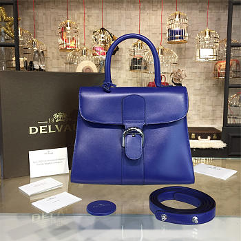 DELVAUX | mm brillant satchel blue 1520