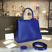 DELVAUX | mm brillant satchel blue 1520 - 4