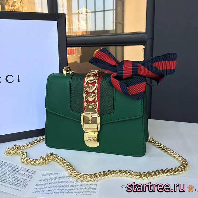 Gucci sylvie leather bag z2360 - 1