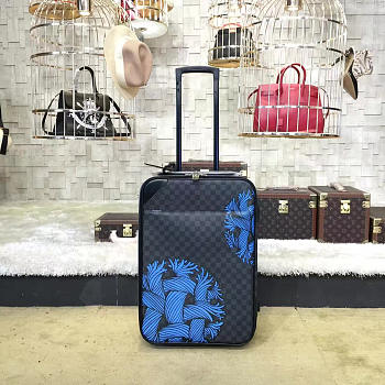 Louis Vuitton Travel Box Blue - 39cm x 55 cm x 23cm