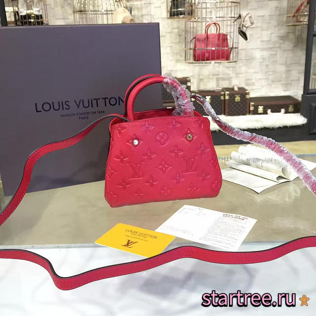 Louis Vuitton montaigne bb cherry - 1