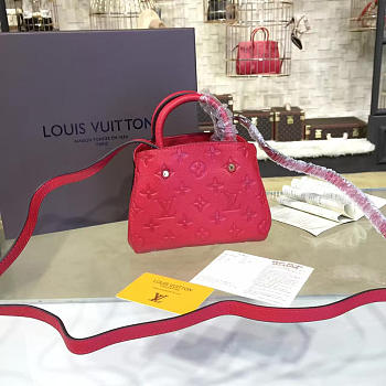 Louis Vuitton montaigne bb cherry