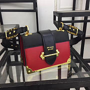 CohotBag prada cahier leather shoulder bag 1bd045 red - 6