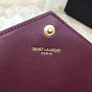 ysl gold monogram college wine red CohotBag 5071 - 2