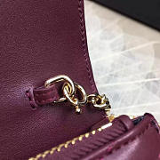 ysl gold monogram college wine red CohotBag 5071 - 3