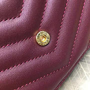 ysl gold monogram college wine red CohotBag 5071 - 6