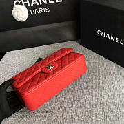 Chanel Lambskin Classic Flap Bag Red A01112 - 25cm - 3