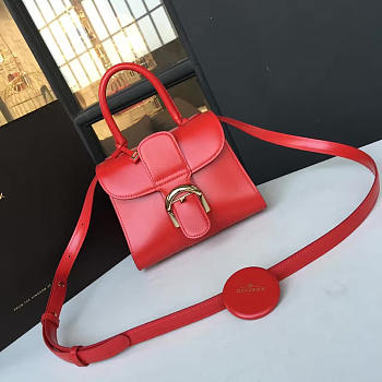 DELVAUX | mini brillant satchel smooth leather red 1468