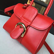 DELVAUX | mini brillant satchel smooth leather red 1468 - 4