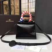 DELVAUX | mini brillant satchel leather black 1476 - 4