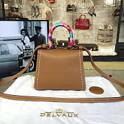 DELVAUX | mini brillant satchel brown 1492 - 4