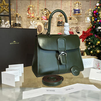 DELVAUX | mm brillant satchel green 1505