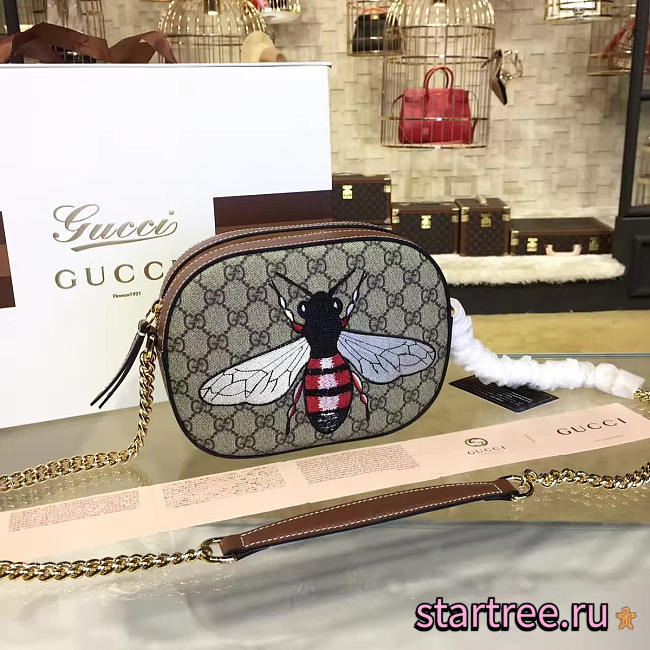 gucci gg supreme mini chain bag CohotBag 2214 - 1