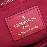 Louis Vuitton one handle flap bag mm red  - 5