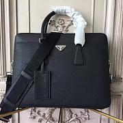 Prada leather briefcase 4193 - 1