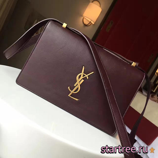 ysl monogram small dylan shoulder bag wine red CohotBag 4864 - 1