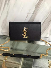 Ysl Monogram Kate Grain De Poudre Embossed Leather -  22cm x 5cm x 13.5cm - 6