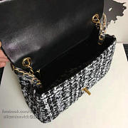 chanel tweed top handle bag CohotBag a13042 vs00035 - 4