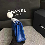 Chanel Lambskin Classic Flap Bag Blue- A01112 -25cm - 2