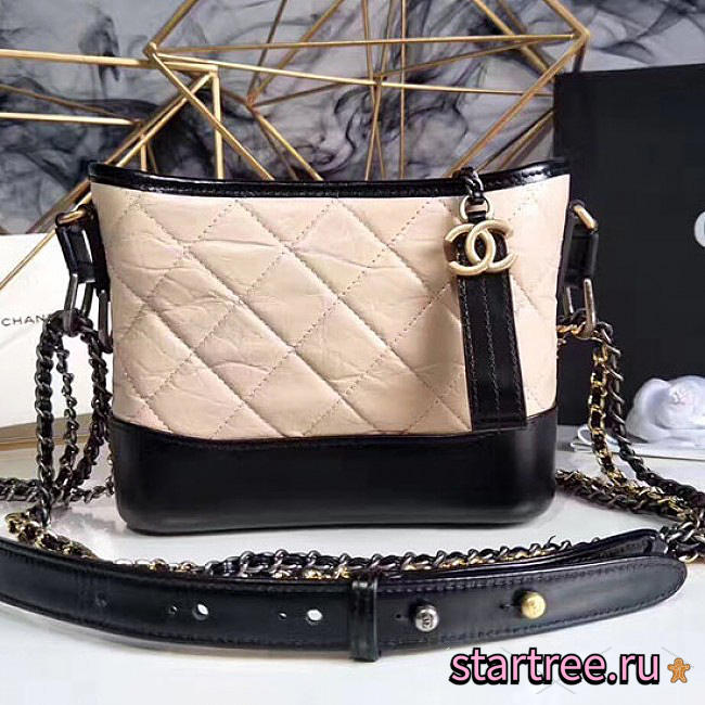 chanel's gabrielle small hobo bag beige CohotBag a91810 vs06808 - 1